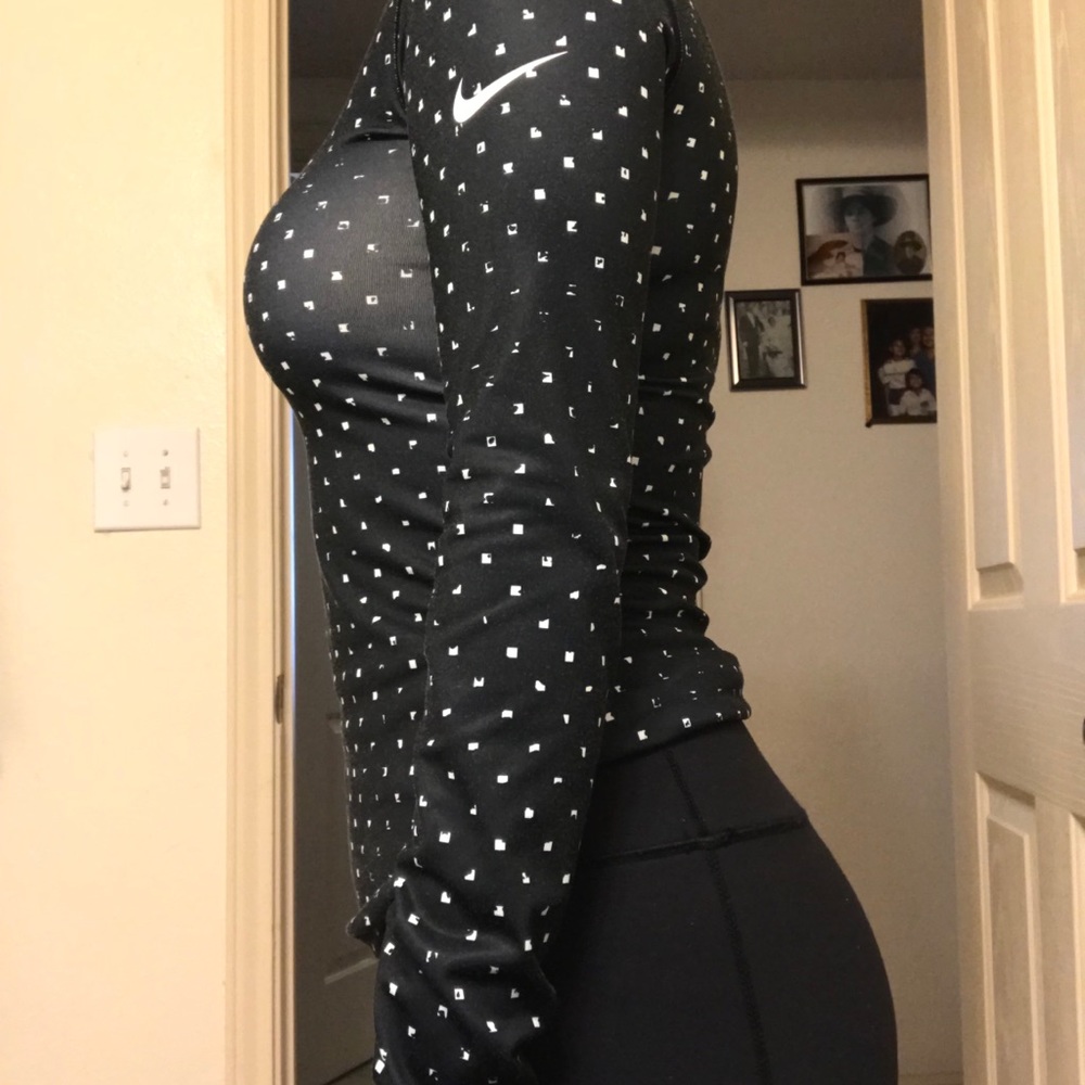 Nike Dri Fit half zip pull over
